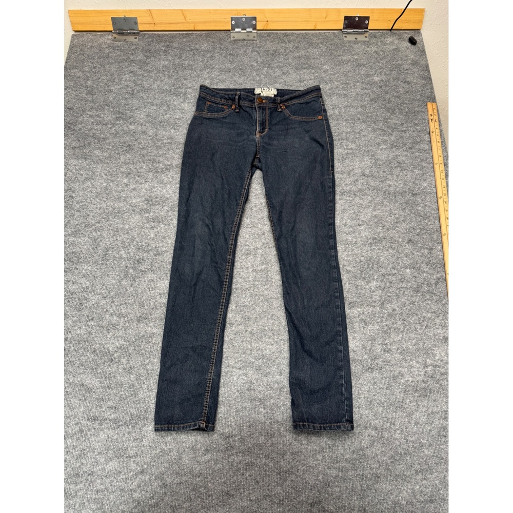 17/21‎ Exclusive Denim Women's Size 8 Dark Wash Skinny Jeans Stretch Indigo